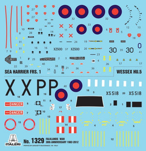 Italeri 1329 Wessex UH.5 / Sea Harrier FRS.1 - Falklands War 1/72 – Bild 4