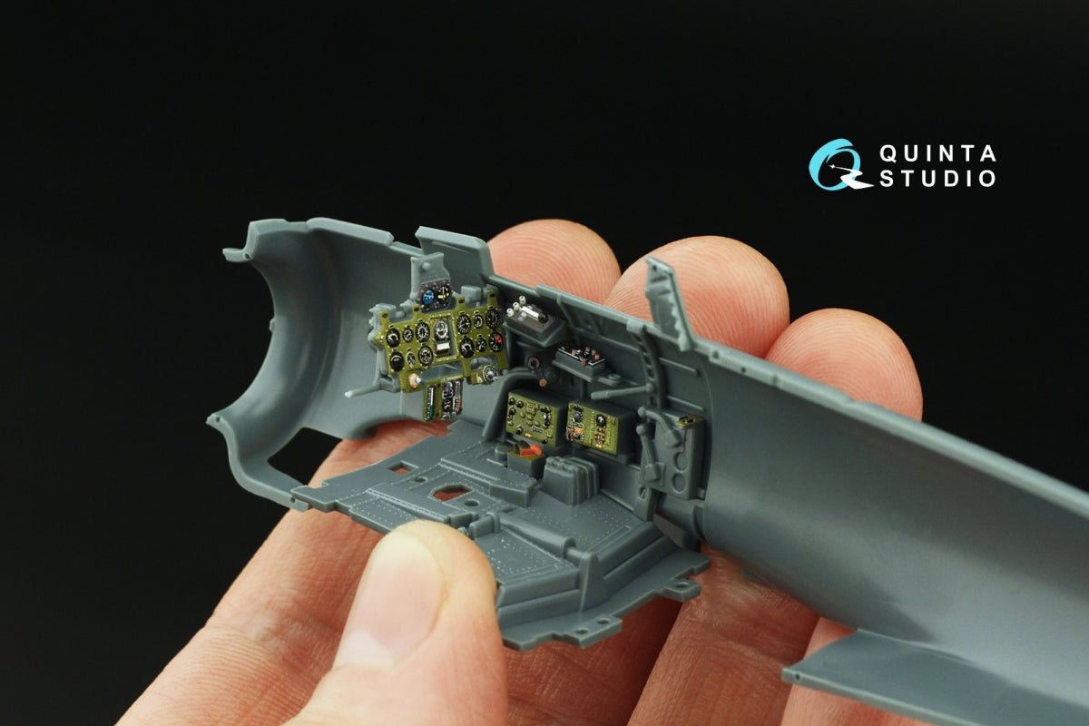 Quinta Studio QD48492 A6M2 Zero Mitsubishi Production 3D-Printed coloured Interior on decal paper (Eduard) 1/48 – imagen 10