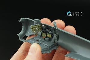 Quinta Studio QD48492 A6M2 Zero Mitsubishi Production 3D-Printed coloured Interior on decal paper (Eduard) 1/48 – imagen 10