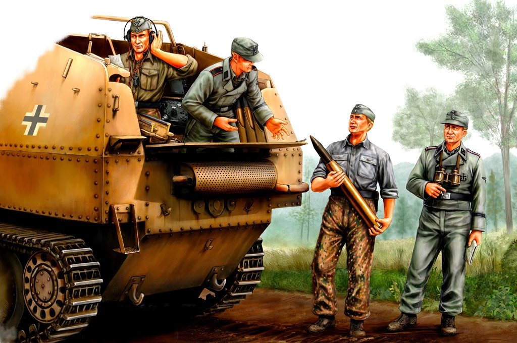 Hobby Boss 84402 German SPG Crew 1/35
