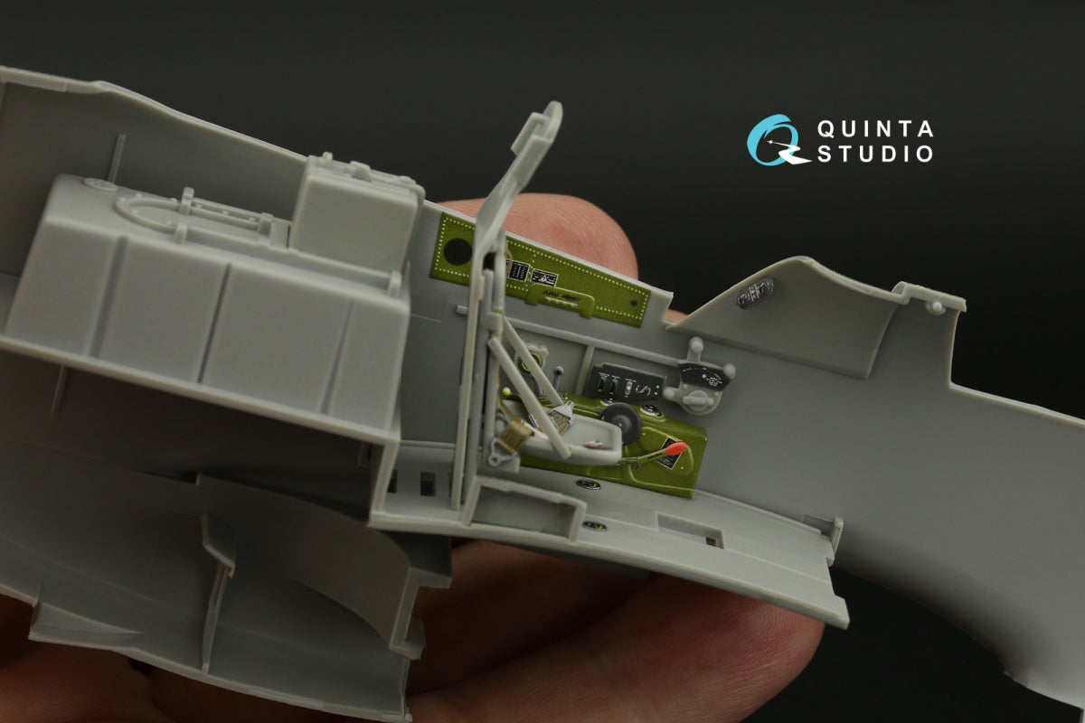 Quinta Studio QD32144 P-51D Mustang 3D-Printed &amp;amp; coloured Interior on decal paper (Trumpeter) 1/32 – immagine 12
