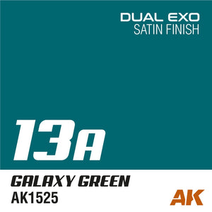 AK Interactive AK1557 DUAL EXO SET 13 – 13A GALAXY GREEN &amp;amp; 13B CHAOS GREEN – immagine 2