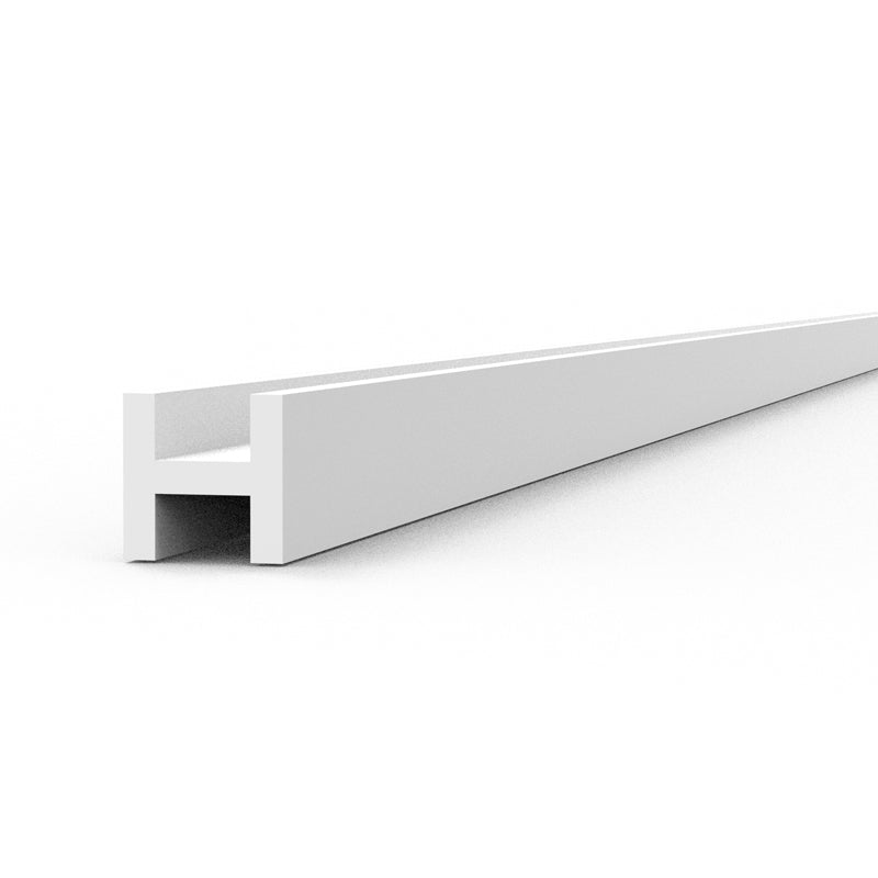 AK Interactive AK6567 BEAMS H SHAPE 1.50 x 1.50 x 350mm – STYRENE – (4 units) – immagine 2