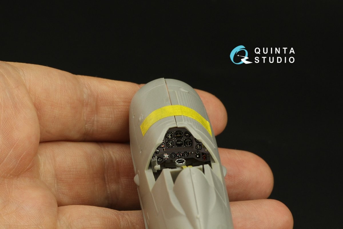 Quinta Studio QD48312 Gloster Gladiator MKII 3D-Printed &amp;amp; coloured Interior on decal paper (Roden) 1/48 – immagine 10