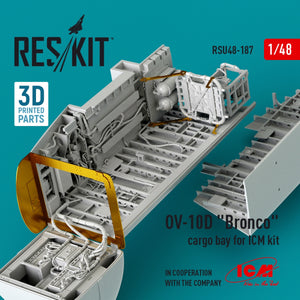 RESKIT RSU48-0187 Baie cargo OV-10D « Bronco » pour kit ICM (Impression 3D) 1/48 – image 2