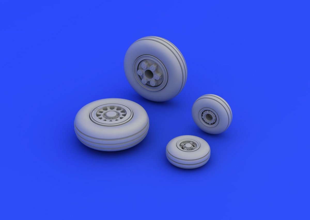 Eduard 672067 JAS-39 wheels 1/72 (REVELL) – immagine 5