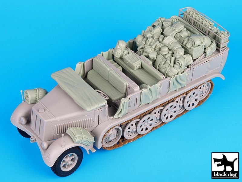 Ensemble d&amp;#39;accessoires complet Black Dog T35072 Sd.Kfz 8 au 1/35 – image 5