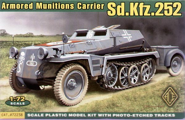 ACE 72238 Sd.Kfz.252 transporteur de munitions blindé (1/72)