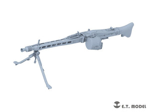E.T. Model P35-217 WWII German Mg42 Machinegun &amp;amp; Ammo Box ( 3D Print ) 1/35 – immagine 5