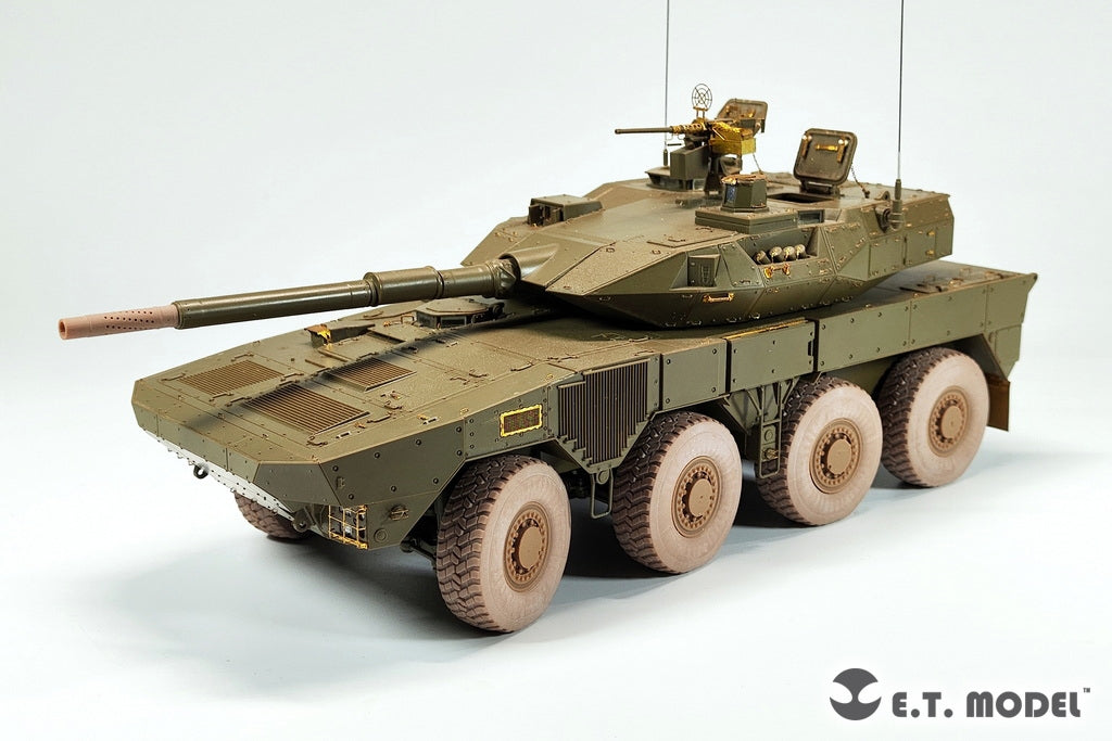 E.T. Model P35-129 JGSDF TYPE 16 Maneuver Combat Vehicle Sagged wheels and Muzzle Brake For TAMIYA Kit 1/35 – zdjęcie 5