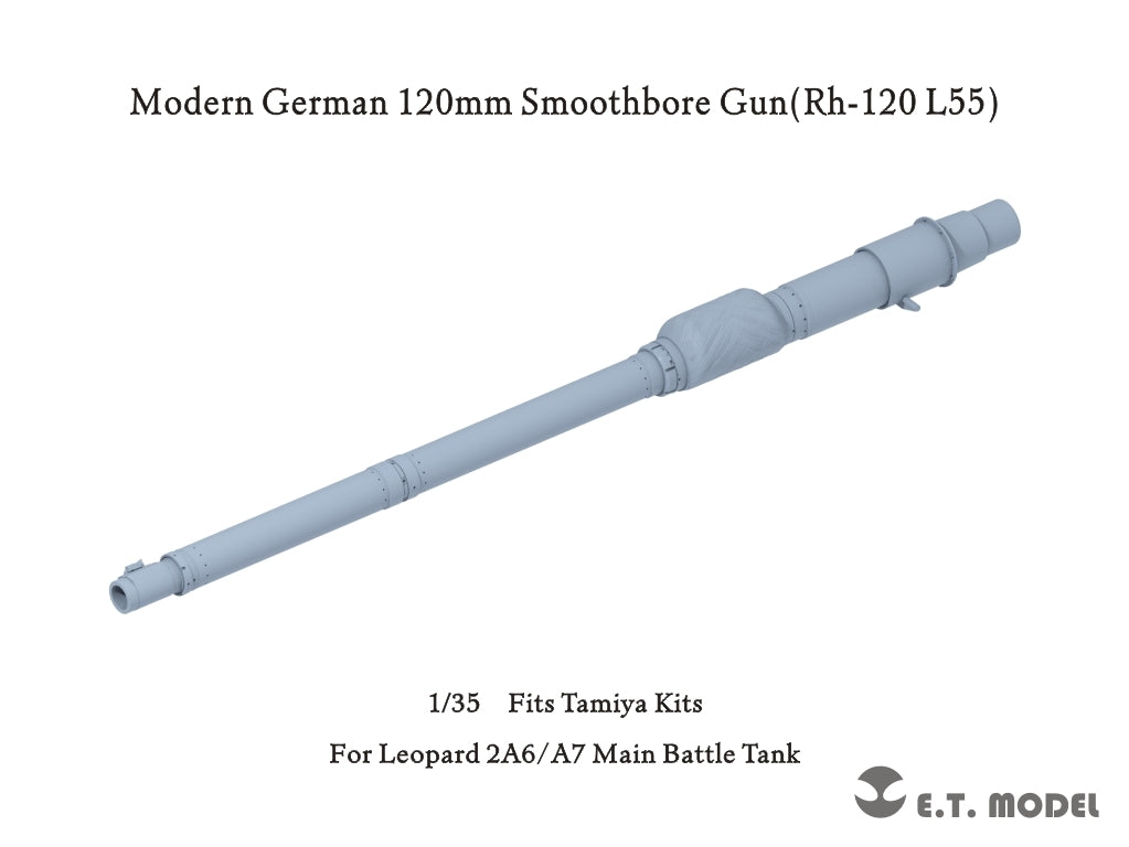 Maquette ET P35-344 Canon à âme lisse de 120 mm pour char de combat principal allemand Leopard 2A6/A7 (Rh-120 L55) à l'échelle 1/35