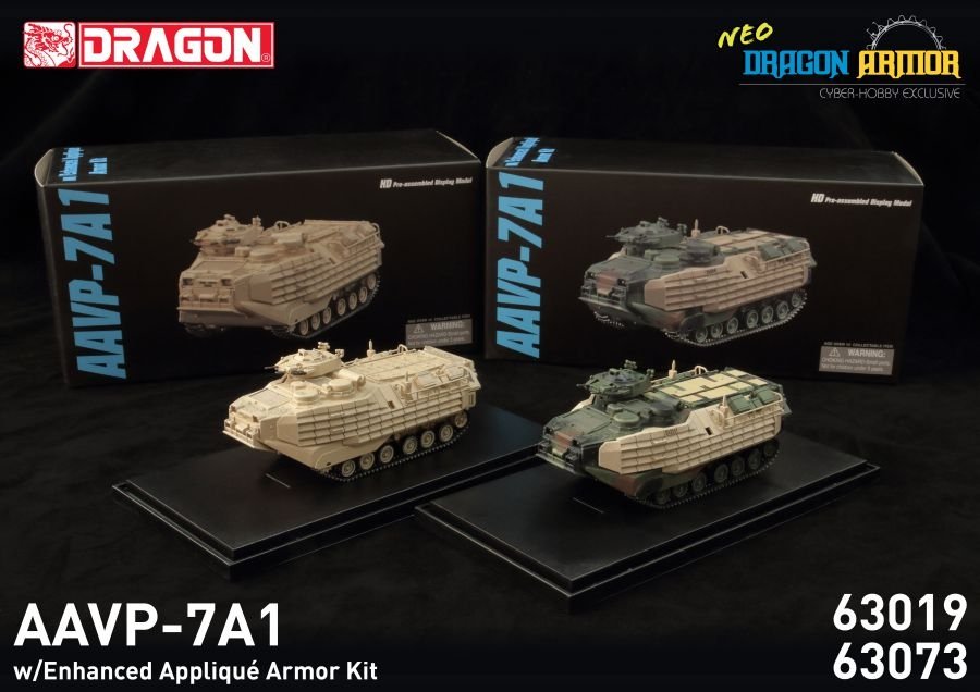 Dragon Armor 63019 AAVP-7A1 w/Enhanced Applique Armor Kit 1/72 – Bild 6