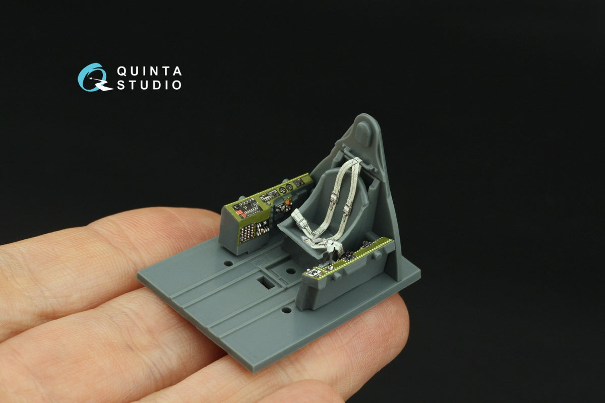 Quinta Studio QD48413 F6F-3E/N Hellcat 3D-Printed &amp;amp; coloured Interior on decal paper (Eduard) 1/48 – immagine 9