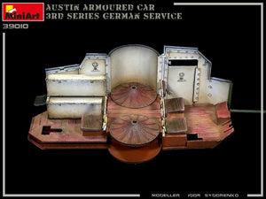 Miniart 39010 AUSTIN ARMOURED CAR 3rd SERIES: GERMAN, AUSTRO-HUNGARIAN, FINNISH SERVICE. INTERIOR KIT 1/35 – immagine 3