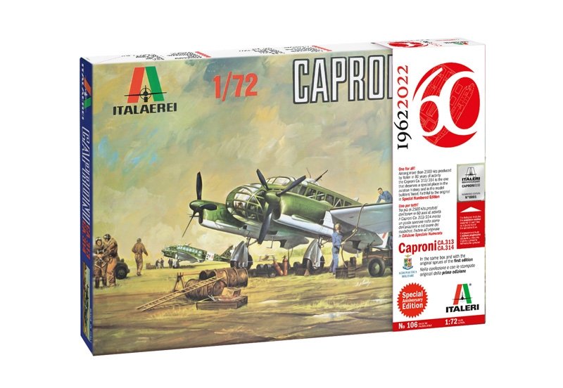 Italeri 0106 Caproni Ca. 313/314 Vintage Special Anniversary Edition 1/72 – immagine 2