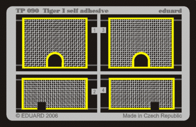 Eduard TP090 Tigre I SA 1/35 Tamiya