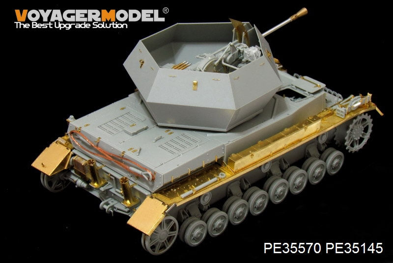 Voyager Model PE35570 WWII German FlakPanzer IV Ostwind For DROGON 6550 1/35 – immagine 4