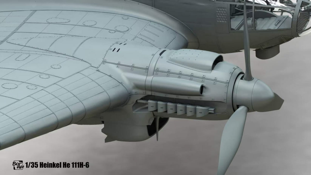 Border Model BF-018 WWII German Bomber Heinkel 111 H-6 1/35