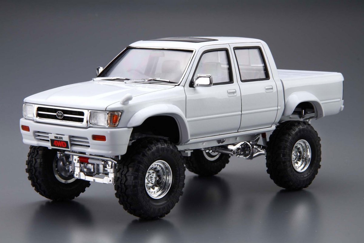 Aoshima 05097 HILUX PICKUP DOUBLE CAB LIFT UP &amp;#39;94 (TOYOTA) 1/24 – immagine 2