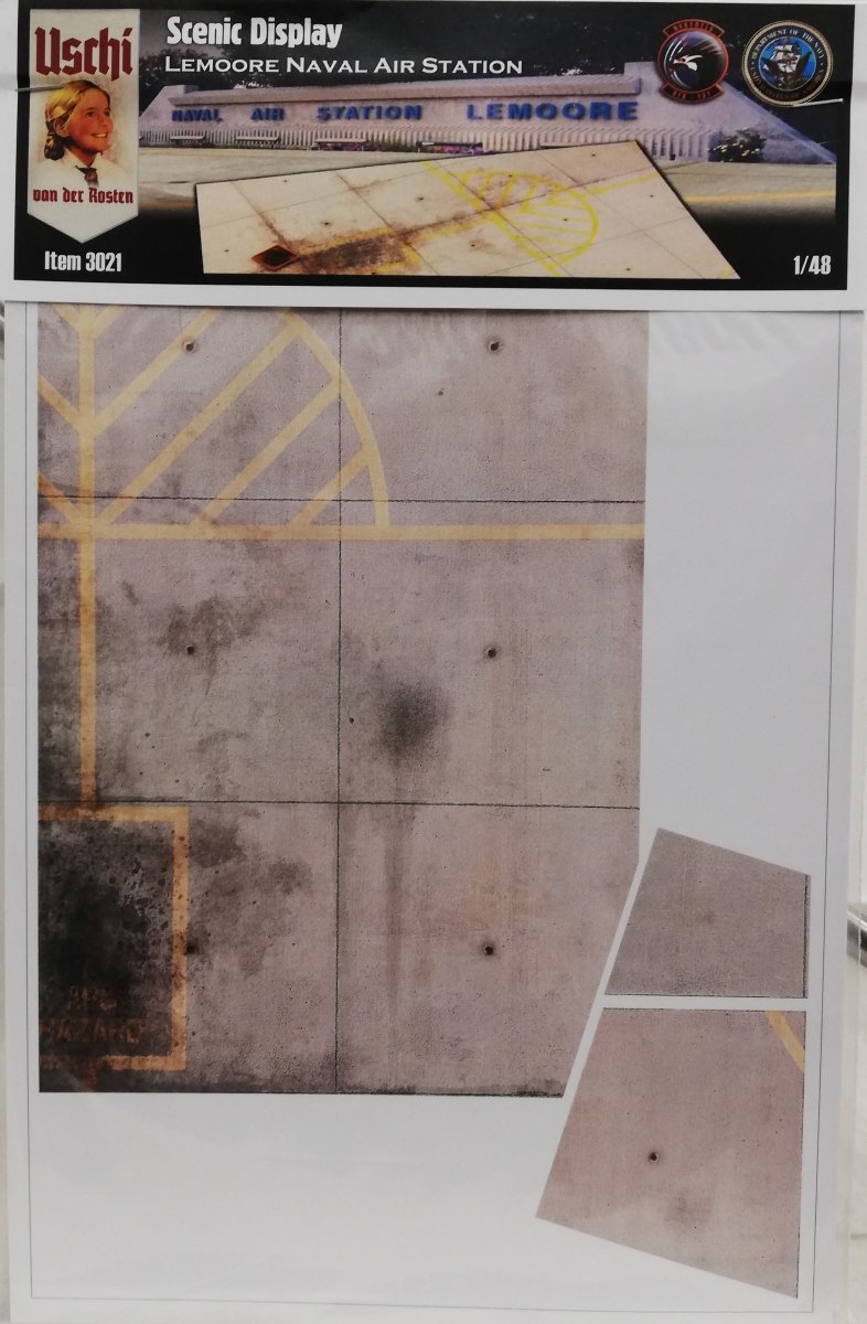 Uschi 3021 Display diorama "Lemoore NAS" 1/48