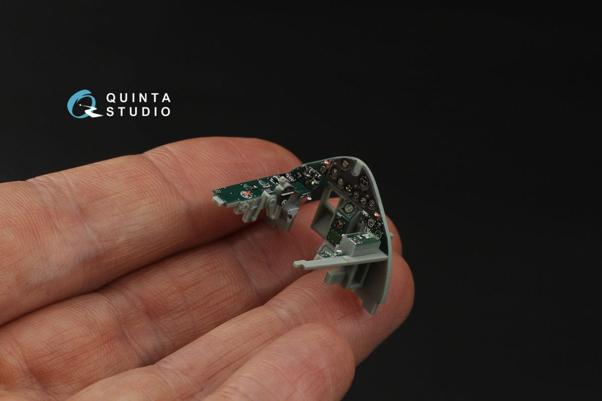 Quinta Studio QD48538 F4F-4 Wildcat 3D-Printed &amp;amp; coloured Interior on decal paper (Academy) 1/48 – immagine 10