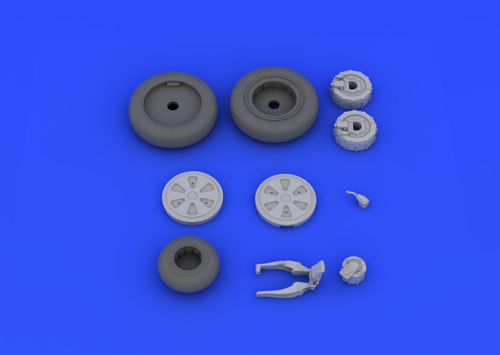 Eduard 648110 MiG-21PFM wheels 1/48 (EDUARD) – immagine 5
