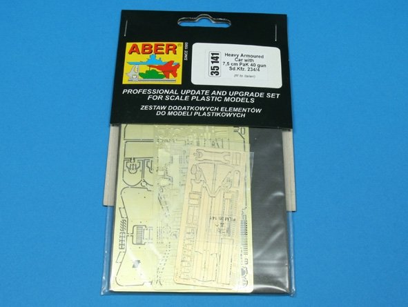 Aber 35141 Voiture blindée lourde Sd.Kfz 234/4 avec canon de 7,5 cm (ITA) (1/35) – image 3