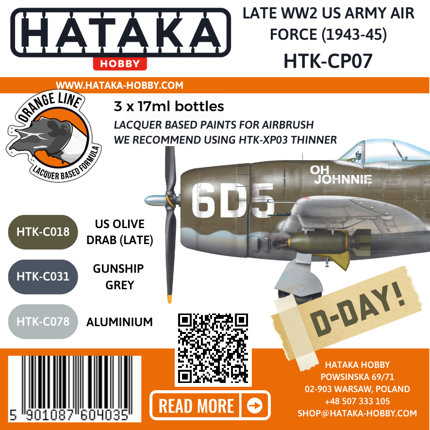 Hataka Hobby HTK-CP07 Late WW2 US Army Air Force (1943-45) – immagine 2