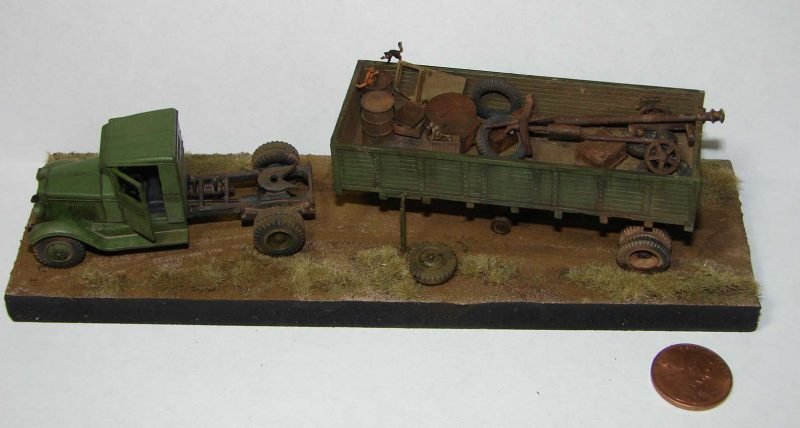 PST 72063 ZiS-10 Tractor with semi-trailer 1/72 – immagine 2