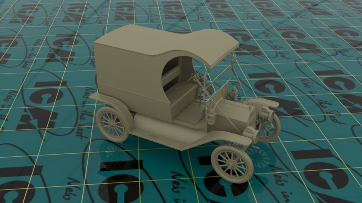 ICM 24008 Model T 1912 Light Delivery Car 1/24 – immagine 2