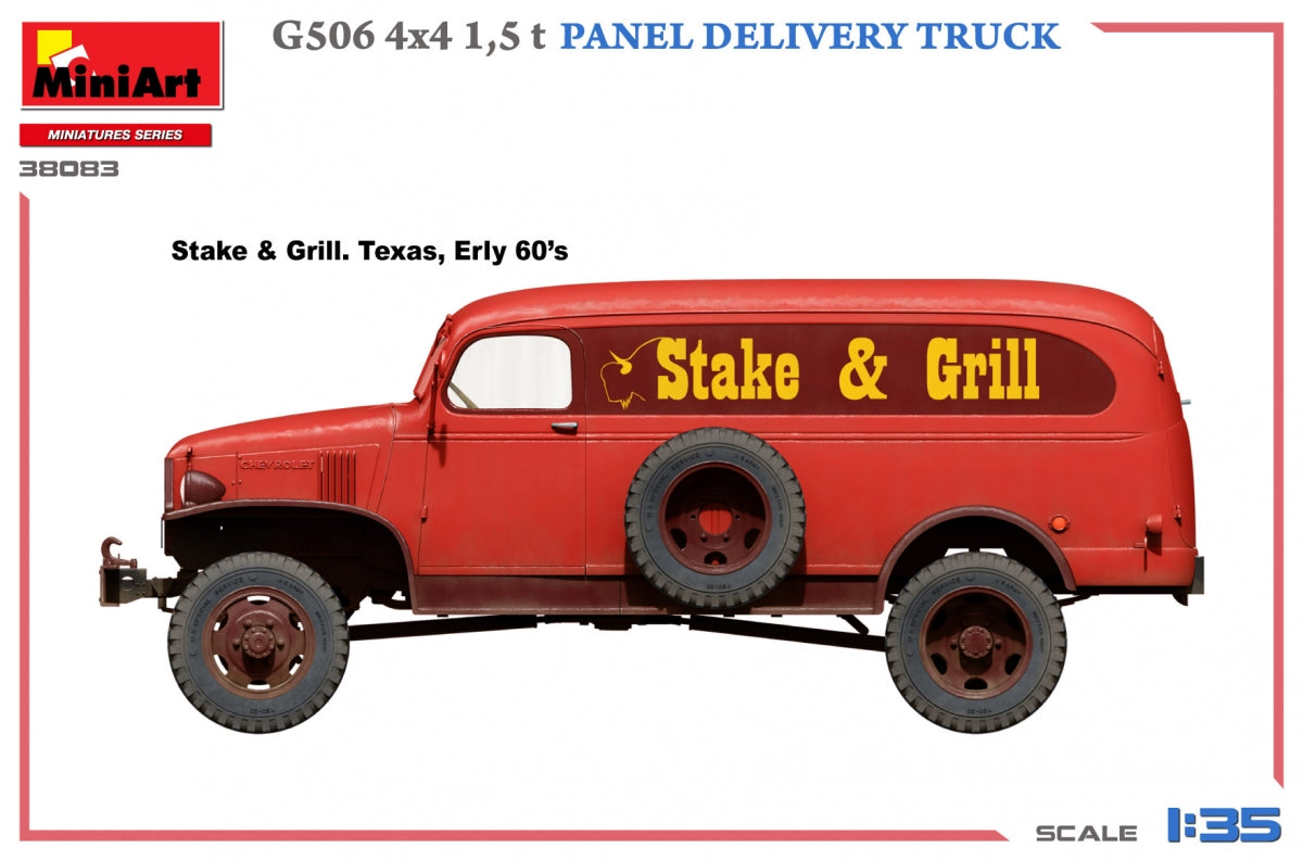 MiniArt 38083 G506 4х4 1,5 t PANEL DELIVERY TRUCK 1/35 – Bild 4
