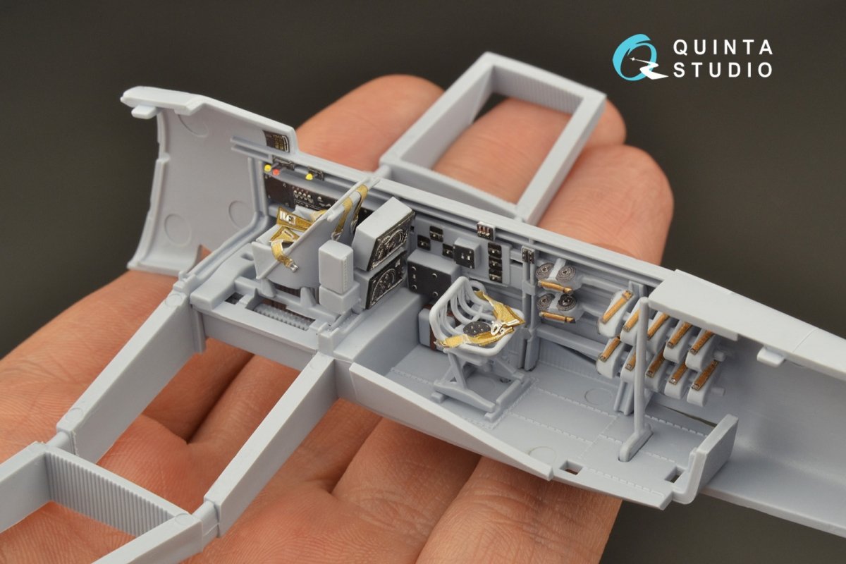 Quinta Studio QD48208 Ju 87B-1/B-2/R-2 3D-Printed &amp;amp; coloured Interior on decal paper ( Airfix ) 1/48 – immagine 4