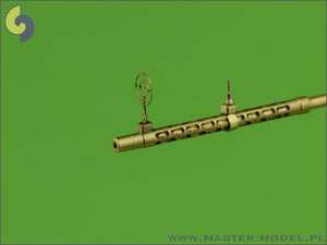 Master AM-48-055 German aircraft machine gun MG 15 - turned barrels and etched sights (2pcs) 1/48 – imagen 5