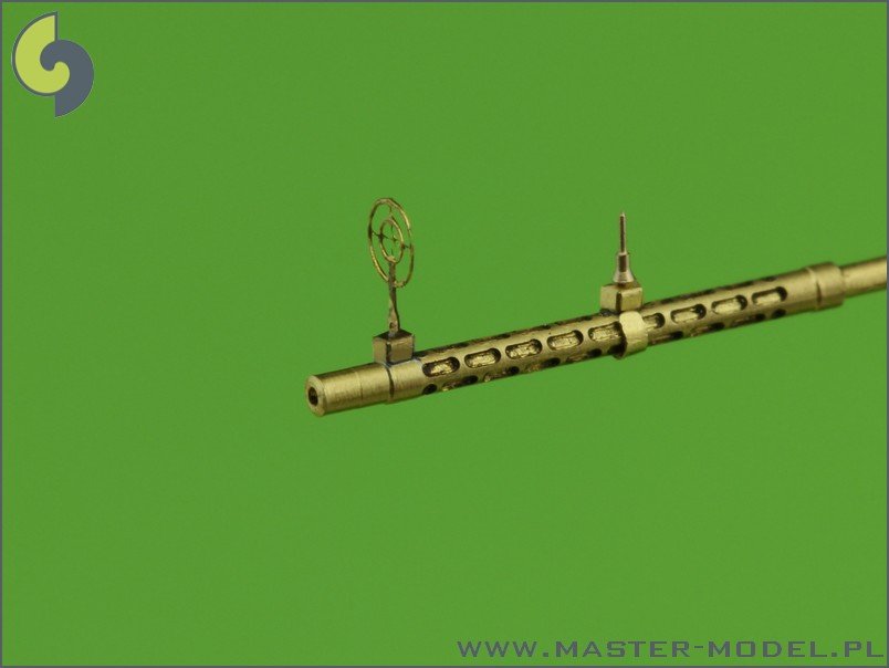 Master AM-48-055 German aircraft machine gun MG 15 - turned barrels and etched sights (2pcs) 1/48 – imagen 5