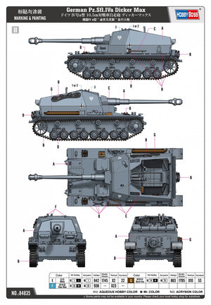 Hobby Boss 84835 German Pz.Sfl.Iva Dicker Max 1/48 – Bild 5