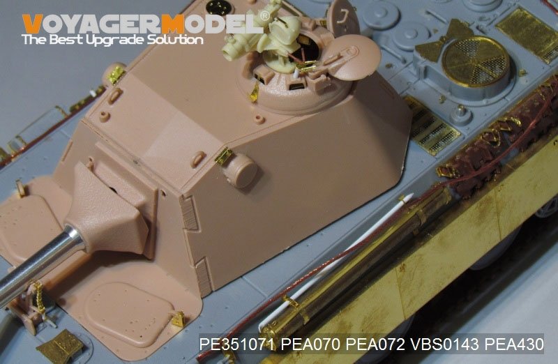 Voyager Model PE351071 WWII German Panther II Prototype Design Plan basic for Amusing Hobby 1/35 – Bild 4