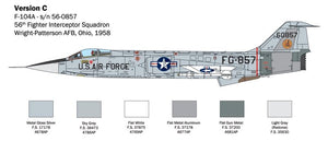 Italeri 2515 F-104 STARFIGHTER A/C 1/32 – immagine 6