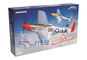 Eduard 11196 North American P-51 D Mustang - Mighty Eight (4th FG, 355th FG, 361st FG and 479th FG Decals) 1/48