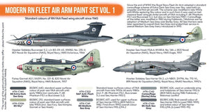 Hataka HTK-CS113 Modern RN Fleet Air Arm Paint Set Vol. 1 (6x17ml) – zdjęcie 3