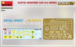 MiniArt 39005 AUSTIN ARMORED CAR 3rd SERIES: UKRAINIAN, POLISH, GEORGIAN, ROMANIAN SERVICE. INTERIOR KIT 1/35 – Bild 5