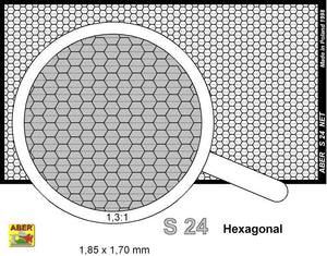 Aber S-24 Net with hexagonal mesh 1,85 x 1,7 mm – Bild 2
