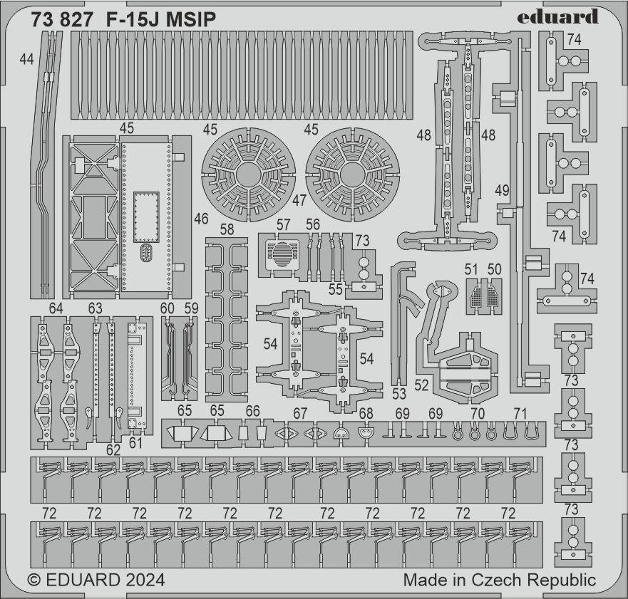 Eduard 73827 F-15J MSIP FINE MOLDS 1/72 – immagine 2