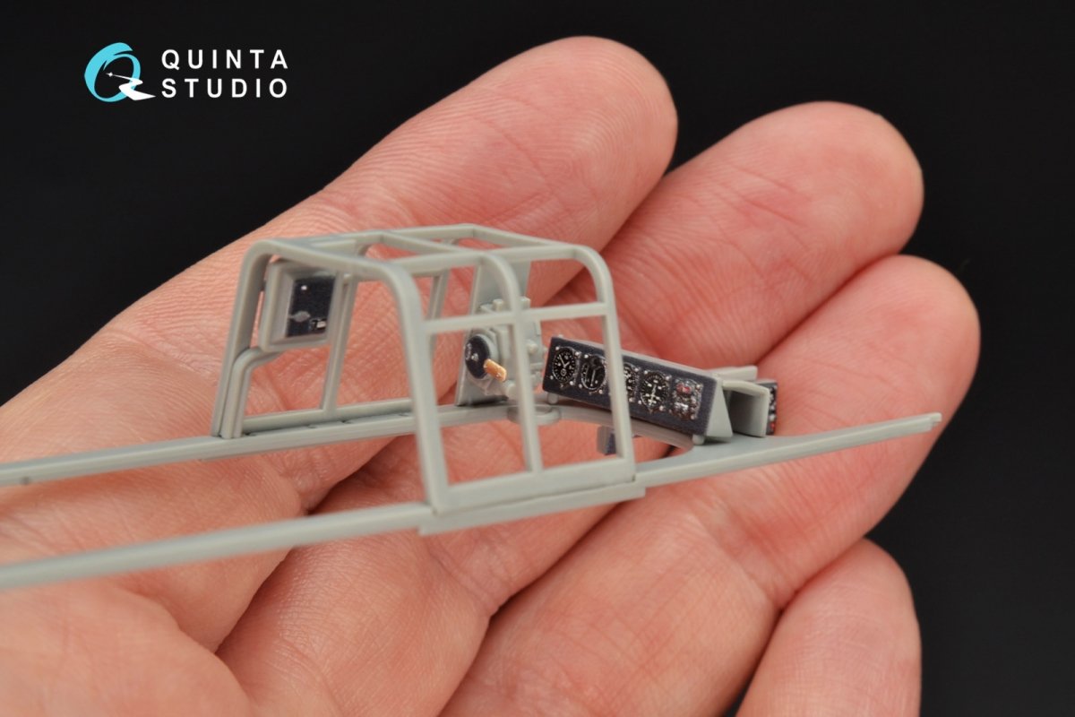 Quinta Studio QD32063 Bf 110C/D 3D-Printed &amp;amp; coloured Interior on decal paper (for Dragon kit) 1/32 – immagine 10