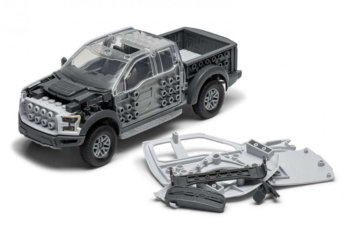 Airfix 6053 QUICKBUILD Ford F-150 Raptor - Gray – image 9