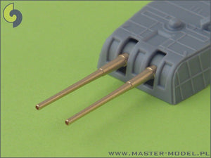 Master SM-350-032 IJN 20cm/50 (8&amp;quot;) 3rd Year Type No. 2 barrels - without blastbags (10pcs) – immagine 3