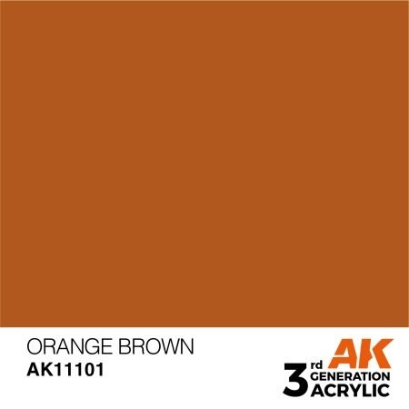 AK Interactive AK11101 ORANGE BROWN – STANDARD 17ml