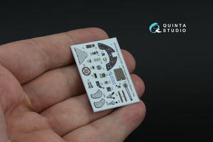 Quinta Studio QD48466 Macchi MC.200 Saetta (Early) 3D-Printed coloured Interior on decal paper (Italeri) 1/48 – immagine 7