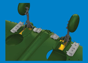 Eduard 6481074 P-40E undercarriage legs PRINT EDUARD 1/48 – imagen 3
