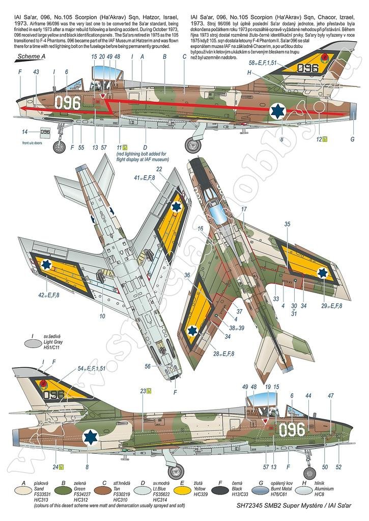 Special Hobby 72345 SMB-2 Super Mystère &amp;#39;Sa’ar – Israeli Storm in the Sky&amp;#39; 1/72 – zdjęcie 4