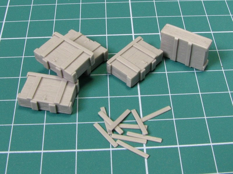 Eureka XXL E-015 Wooden Ammo Boxes for 7.5 cm Kw.K.37/Stu.K.37 L/24 1/35 – immagine 3